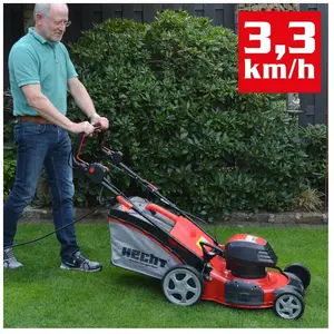 Comparateur de prix : Tondeuse à gazon électrique 5en1 HECHT 1802 S - 1800W - 46cm - Bac 50L...