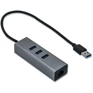 Comparateur de prix : i-tec - USB 3.0 Métal 3-Port USB HUB avec Gigabit Ethernet
