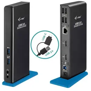 Comparateur de prix : i-tec USB 3.0/USB-C Dual HDMI Docking Station U3DUALHDMIDOCK