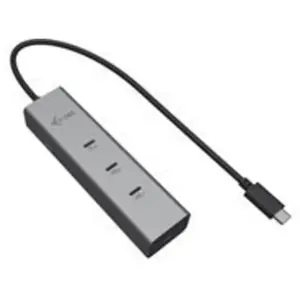 iTEC Hub I-Tec 5 ports 10 Gbps modèle Metal USB-C charge rapide vidéo 8K