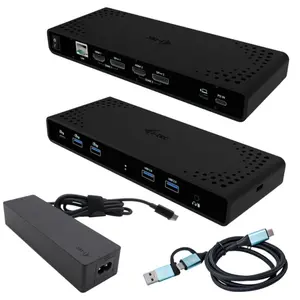 i-tec - modèle du produit : universal dual 4k display docking station pd 85w... pas cher