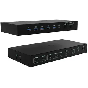 Comparateur de prix : i-tec USB-C KVM Dock PRO for Three Hosts, Dual Video, with 2x Power De...