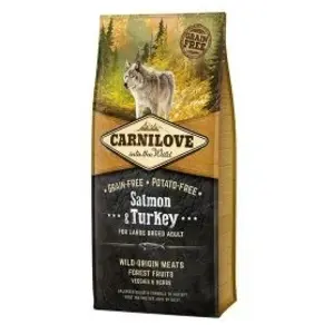 Comparateur de prix : 12kg Carnilove Adult Large Breed saumon/dinde pour chien