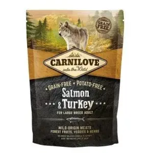 Croquettes Carnilove Chien Adult Large - Saumon & Dinde - 1,5kg pas cher
