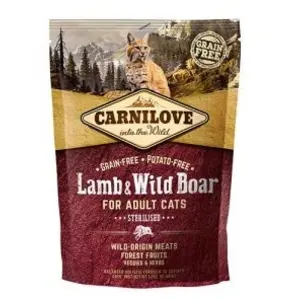 Carnilove lamb & wild Boar for adult cats 0,4kg pas cher
