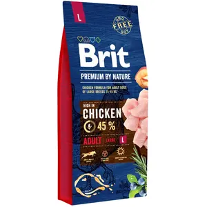Comparateur de prix : Brit Premium by Nature Adult L   Dry Dog Food   15 kg