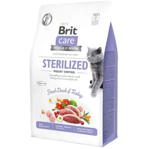 Brit Care Grain-Free Sterilized Weight Control - nourriture sèche pour... pas cher