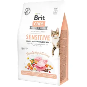 Croquettes chat - Brit Sensitive Digestion & Taste - 0,4kg pas cher