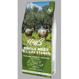 Croquettes Chien   Hays Adulte Sans Céréales mono protéine d'agneau   12 kg pas cher