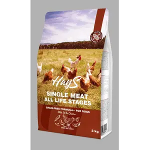 Croquettes Chien Adulte Sans Céréales   Hays mono protéine de poulet  ... pas cher