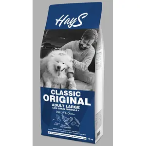 Croquettes Chien Low Grain   Hays Classic Maxi Adult au poulet   15 kg pas cher