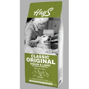 Croquettes Chien Low Grain   Hays Classic Senior Light au poulet   15 ... pas cher