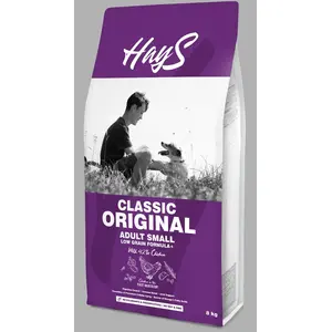 Croquettes Chien Low Grain   Hays Classic Small Adult au poulet   8 kg pas cher