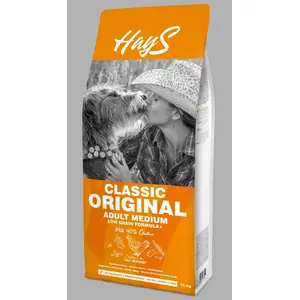 Croquettes Chien Low Grain Hays Classic Medium Adult au poulet 15 ... pas cher