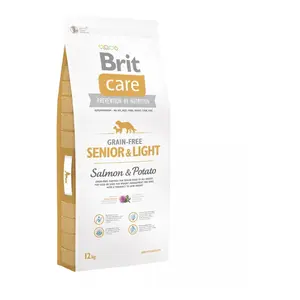 BRIT Care Grain Free Senior Light Saumon 12 kg pas cher