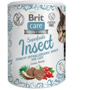 100g Brit Care Cat Snack Superfruits Insectes, insectes, friandises pour chatsVendu parzooplus