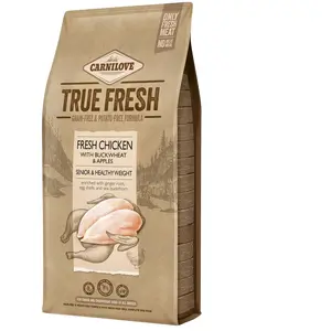 Carnilove True Fresh 11,4kg Senior & Healthy Weight au poulet Croquettes pour chiens pas cher