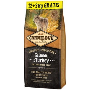 Croquettes Chien - Carnilove Adulte Maxi Sans Céréales Salmon & Turkey... pas cher