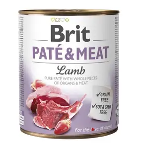 Comparateur de prix : 6x800g Brit Paté & Meat Adult, nourriture humide pour chiens