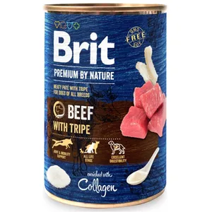 6x 400g Premium by Nature boeuf avec panses Brit nourriture humide pour chiens pas cher