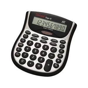 Rebel Calculatrice de bureau 10 chiffres Noir