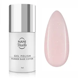 NaniNails NANI Rubber Base base de vernis en gel teinte Glem Muse 5 ml pas cher