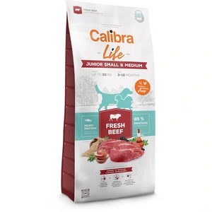 Comparateur de prix : Calibra Life Junior Small & Medium Breed boeuf frais pour chiot - 12 kg