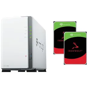 Comparateur de prix : Synology DS223J Serveur NAS total 4To avec 2x disque dur ST 2To IRONWO...