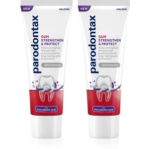 Parodontax Strengthen and Protect Whitening dentifrice 2x75 ml pas cher