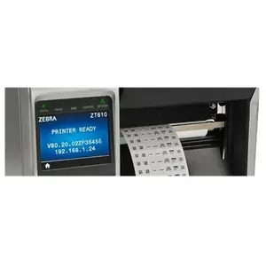 Zebra ZT610 - Imprimante d'étiquettes - thermique direct/transfert thermique - Rouleau (11,4 cm) - 203 dpi - jusqu'à 356 mm/sec - USB, série, Gigabit LAN, hôte USB, NFC,...