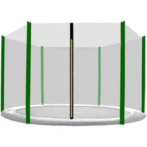 AGA24 Aga Filet de protection 250 cm pour 6 poteaux Filet noir / Vert foncé pas cher