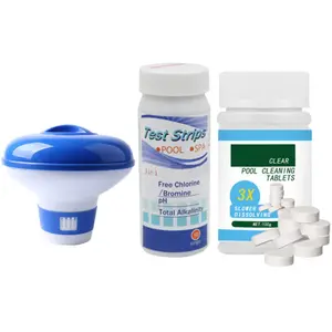 ALLAUVE Tablets Effervescentes Pour Piscine, Nettoyant Avec Distribute... pas cher