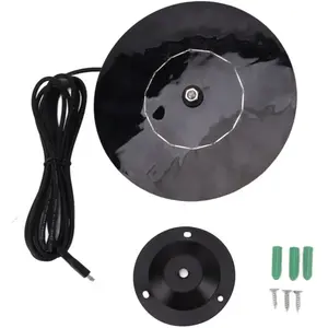 ALLAUVE Panneau Solaire 10w 5v Étanche, Forme Ronde Pour Caméra De Séc...Vendu parmanomano