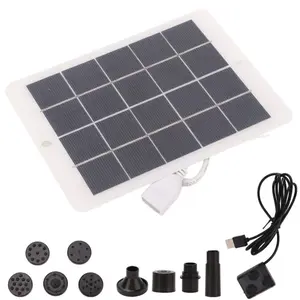 FLAMMKRAFT Pompe Solaire 3w 5v Pour Bassin D'Oiseaux, Fontaine Extérie... pas cher