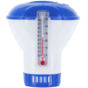 Flotteur Distributeur De Chlore Avec Thermomètre Pour Piscine 5 PoucesVendu parmanomano