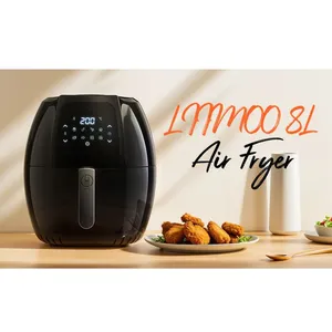 LIIMOO Friteuse à air chaud sans huile - Boutons Anti-Brûlure - 8 prog... pas cher