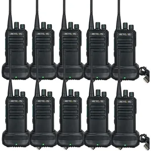 Comparateur de prix : Retevis RB629 Talkie Walkie Rechargeable, PMR446 sans Licence avec Fonction de Clonage sans Fil VOX, Alarme d'urgence (10 Pcs,