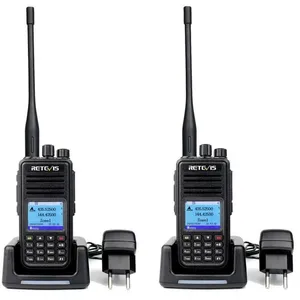 Comparateur de prix : Retevis RT3S DMR Talkie Walkie Numérique Dual Band 3000 Canaux GPS DCD...