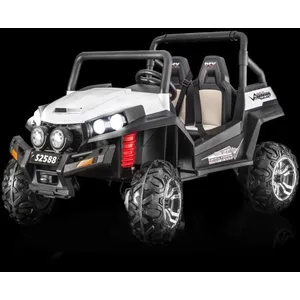Comparateur de prix : BENEO Grand 4x4 buggy voiture électrique enfant 2 places pneus EVA 24V Blanc