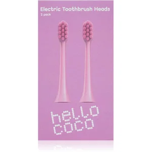 Hello Coco Electric Toothbrush Heads Pink têtes de remplacement pour b... pas cher