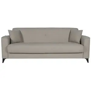 Comparateur de prix : Canapé convertible BERGAMO - Tissu beige