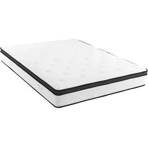 Comparateur de prix : POCKET HYBRID - Matelas - 180 x 200 cm - Epaisseur 30 cm - Ressorts ensachés - 5 zones - Mousse à mémoire de forme