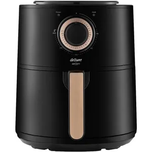 Arzum - AR2062-B Friteuse à air chaud 4 l protection contre la surchauffe, revêtement anti-adhésif cuivre, noir pas cher