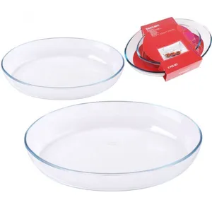 Comparateur de prix : Plats à four - BORCAM - Ovales - Verre à feu - Lot de 2 - 26 et 35 cm