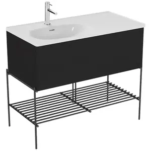 VitrA Equal Lavabo avec support, 1 tiroir, 66522, pas cher