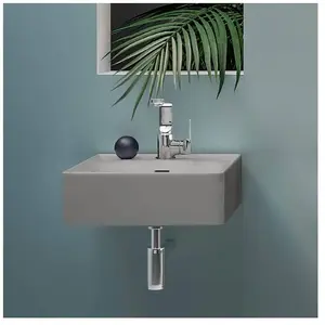 Lavabo mural VITRA Equal 40 cm avec trop plein gris pierre matVendu parreuter