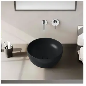 Vasque à poser ronde VITRA Outline - Noir mat pas cher