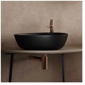 Vasque à poser asymétrique VITRA Plurals noir matVendu parreuter