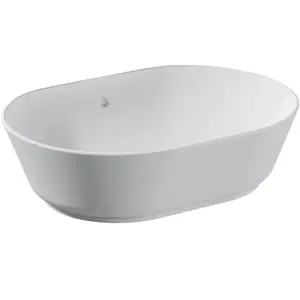 Vitra - Vasque à poser Geo avec trop-plein blanc pas cher