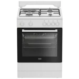 Cuisinière mixte 73l 4 feux blanc - FBS63121WD - BEKO pas cher